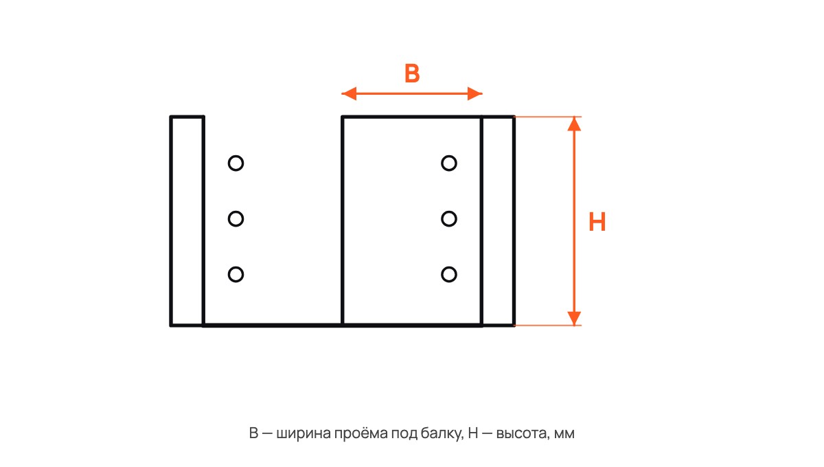 Держатель балки