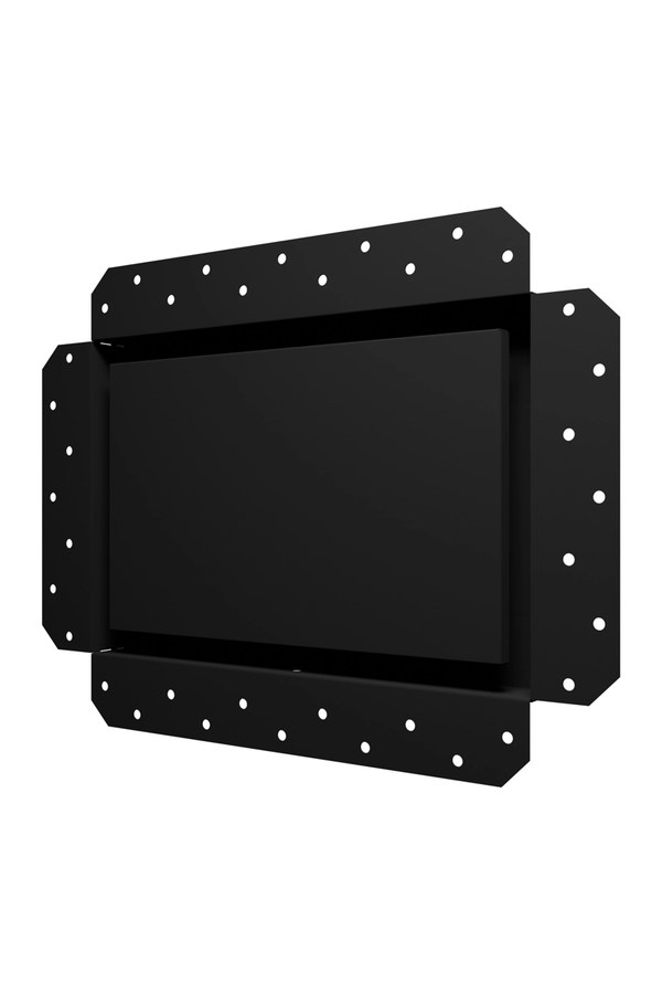 Решетка вентиляционная SGR скрытый монтаж 300х200 окрашенная сталь черный матовый ERA