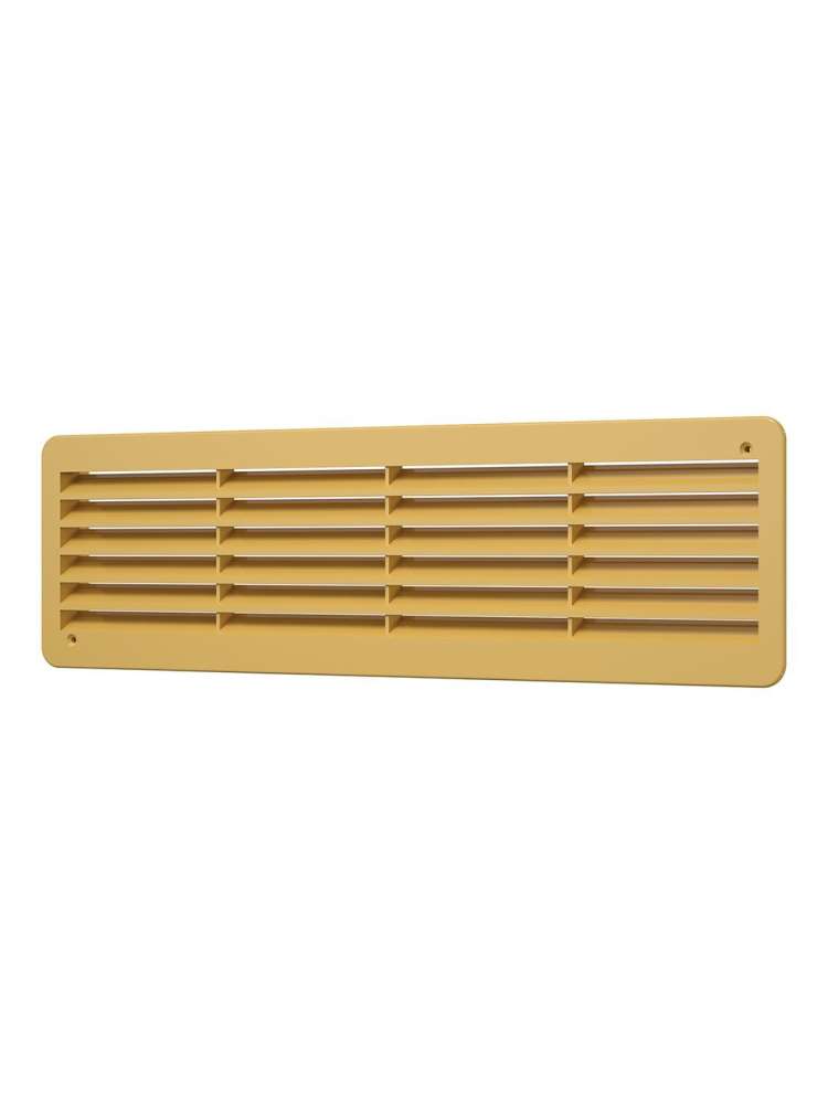 Решетка вентиляционная ДП фланец 432х117 переточная 450х131 пластик Beige ERA