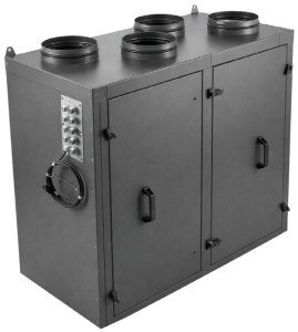 Приточно-вытяжная установка с роторным рекуператором RWN-RR-2700(50c)-ЕС-НЕ5,6-Vertical(N)