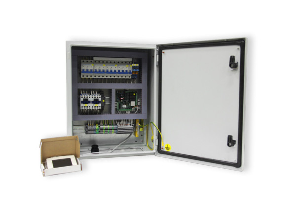 Щит управления с выносным пультом DMXGT/2,2кВт/V/Fi/HW/CW/CF/HE.2х8кВт/M-IP65